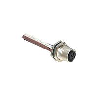 Amphenol LTW M12T-04PFFS-SF8B20 Sensor Cables / Actuator Cables M12 Circular Metric Connector, T Code, Metal, 12A, 04 pins, Female Connector, Female Contact, Hexagonal, Screw Thread, Solder, Receptacle With Cable/Wire, Length 200mm, IP68 / IP69K