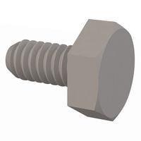 Essentra Components 010080H012 Cap Screw Hex Unslotted Bolt, 0-80 Thread, 1/8 Lg