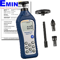 PCE DT 66-ICA Tachometer (50~19.999rpm, Incl. ISO Calibration Certificate)