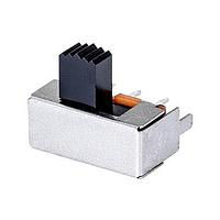 Same Sky (formerly CUI Devices) SLW-171375-7A-RA-N-D Slide Switch 17 x 13 x 7.5 mm, 7 mm Raised Slide Actuator, Right Angle, Through Hole