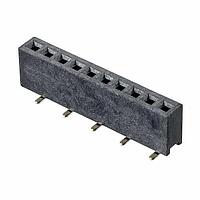 Harwin M50-3141045R Receptacle 10 WAY SIL VERT SMT SKT T&R