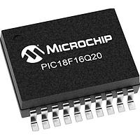 Microchip Technology PIC18F16Q20T-I/SS Microcontrollers 64KB Flash, 4K RAM, 256 EEPROM, MVIO, I3C, Virtual Port, 10b ADCC, DMA,