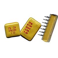 Cornell Dubilier (CDE) 105K400CS6 Multi-pin Metallized Polymer Network 1uF 400V Capstick