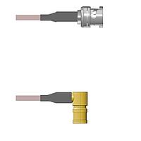 Amphenol Custom Cable Q-0K03T000R120i RF Cable Assemblies BNC-SP/SMB-RP G316D 120I