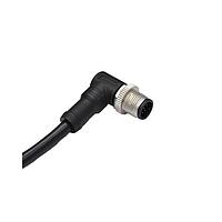 Amphenol LTW M12A-12BMMM-SR8D01 Sensor Cables / Actuator Cables M12 Circular Metric Connector, A Code, Metal, 1.5A, 12 pins, Male Connector, Male Contact, Right Angle, Screw Thread, Overmolded, Length 1000mm, IP68 / IP69K