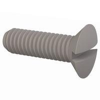 Essentra Components 50M030050L010 Slotted Countersunk 90 Slotted CSK Screw, M3 X .5 Thread, 10mm Lg