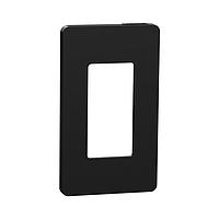 Square D SQWP141001BK Cover Frame 1 GANG SCREWLESS MATTE WALL PLATE BK