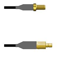 Amphenol Custom Cable Q-2Z03P0008084i RF Cable Assemblies SMA-SJ/SMB-SJ RG58 84I