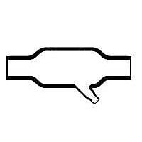 Raychem - TE Connectivity 342A124-25-0 Transition Boot, T-shaped HS-TRANSITION
