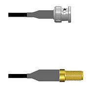 Amphenol Custom Cable Q-0L0720008011i RF Cable Assemblies BNC-SP/SMA-SJ RG58 11I