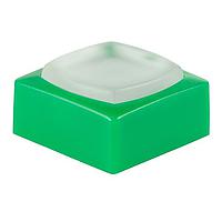 NKK Switches AT4076BF Button WHT BUTTON/GRN FRAME CAP FOR JB ILLUM