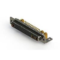 EDAC 630-25W3240-4TC Mixed Contact D-Sub Connectors Right-angle Power Combo D-Sub Connector