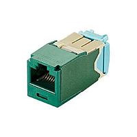 Panduit CJT6X88TGGR Wire Ducting & Raceways Mini-Com Module, Cat6A, 28/30 AWG, UTP,
