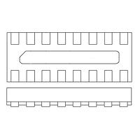 Semtech ECLAMP2378P.TCT ESD Suppressors 8-Line 5V 20pF 100R SLP4016P16 Color LCD