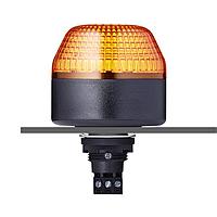 Auer Signal 802501405 Flashing Beacon IBL M22 panel mount LED steady/flashing beacon 24 V AC/DC amber, black
