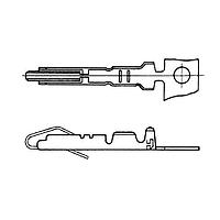 Hirose Electric QR/P1-SC2A-211(12) Rack & Panel Connectors CRIMP CONTACT SIGNL TERM THCK WIRE