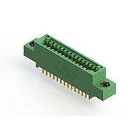 EDAC 345-028-521-508 With Flanges .100" (2.54mm) Pitch Card Edge Connector