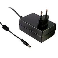 MEAN WELL GST25E24-P1J Fixed Plugs 25W 24V 1.04A Level VI Euro plug