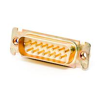 Cinch DAE15PF179C D-Sub Connectors - Standard Density DSUB 15M WW3 E GF ZINC