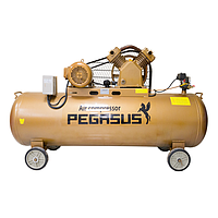 PEGASUS TM-V-0.25/8-120L Belt Driven Air Compressor (380V, 8 Kg/cm, 120L)