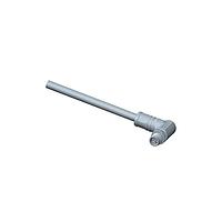 Amphenol LTW MSSP-04BMMM-SR8S03 Sensor Cables / Actuator Cables M12 Circular Metric Connector, S Code, Plastic, 12A, 04 pins, Male Connector, Male Contact, Right Angle, Screw Thread, Overmolded, Length 3000mm, IP68 / IP69K