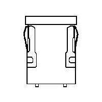 Honeywell AML42SBL8 Panel Mount Indicators / Switch Indicators RECT. 1LED YELL 15V LIGHTED INDICATORS