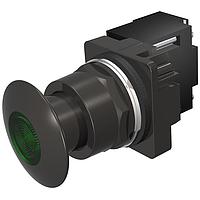 SIEMENS 52BP3G3XB Mushroom 3POS,NEMA4X,MOM,XFR 120V,BLK-GRN,LED