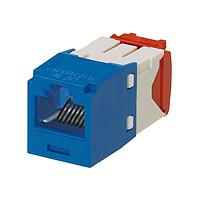 Panduit CJ5E88TGBU-C UTP Mini-Com Module, Cat 5e, UTP, 8 pos 8 wi