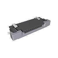 Amphenol FCI SFV12R-4STE1HLF Board Mount 0.50mm Flex Connector, SFV-R Series, 12 Position, Top Side Contact, Side Entry Surface Mount ZIF Connector, Halogen Free, Lead Free with Cable-Lock