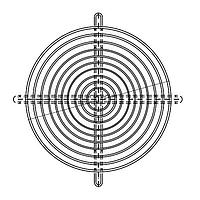 ebm-papst 78128-2-4039 Guard Fan Guard Grille for Diagonal Fan Series W2E200-HH or 200mm