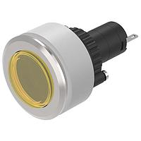 EAO K14-040.210021 Panel Mount Indicators / Switch Indicators Indicator-Set flat lens yellow raised ST/PT 24VAC/DC