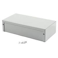 Hammond Manufacturing 1411SS Utility Utility Enclosure - 8.0 x 4.0 x 2.0" - Aluminum Gray