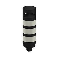 Banner Engineering TL70BGRAQ Modular Tower Light TL70 Tower Light; Black Housing: 3-Color Audible Indicator; Voltage: 12-30 V dc; Environmental Rating: IP65; Input: Bimodal; Colors: Blue Green Red; 5-pin M12 Integral QD