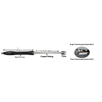 EZDO SF002A (0.4 class) Thermocouple and RTD Temperature Probe (0.4 class) (Kiểu K, 0.4 class)