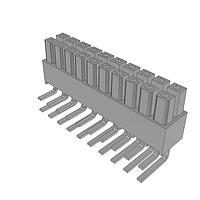 Samtec IPS1-110-01-S-D-RA Power to the Board .100" Mini Mate(R) Isolated Power Connector Socket Strip