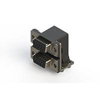 EDAC 662-009-664-044 Dual Port D-Sub Connectors Right-angle Dual Port D-Sub Connector