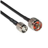 Amphenol Cables on Demand CO-058TNCRPTN-003 RF Cable Assemblies RG58 REV POLARITY TNC M/TYPE N MALE 3