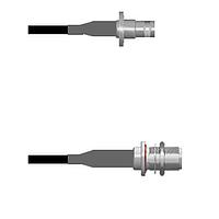 Amphenol Custom Cable Q-0801X0008108i RF Cable Assemblies BNC-SJB/N-SJB RG58 108I