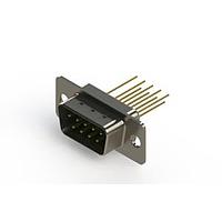 EDAC 627-M09-223-GT1 D-Sub Connectors - Standard Density Vertical Machined D-Sub Connectors