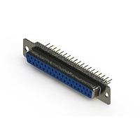 EDAC 628-M37-221-LT1 D-Sub Connectors - Standard Density Vertical Machined D-Sub Connector