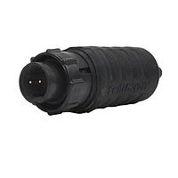 Switchcraft EN3C2M16LX Standard Circular Connector EN3 Harsh Environment Cable End, 2-pin, Male, Solder Cup, Bulk