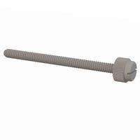 Essentra Components 090632187TEG Knurled Screw Slotted Thumb Screw, #6-32 Thread, 1 7/8 Lg