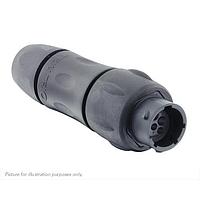 Eaton Souriau-Sunbank UTSX1JC103W3P Receptacles In line receptacle, with cable gland backshell, for 6 male contacts, IP68/69K