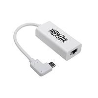 Tripp Lite U436-06N-GBW-RA USB Type-C, Thunderbolt 3 to Ethernet RTANGL USBC TO GBIT ETH ADPTR
