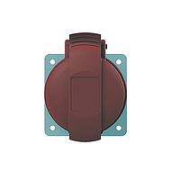Amphenol Tuchel 2CMA193250R1000 Connectors 3P+E Panel Mounted Socket Outlet. Replaces Part# 332RU6