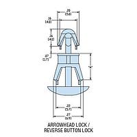 Heyco 10846 Supports HCPS-06 NATURAL NYL PCB Support