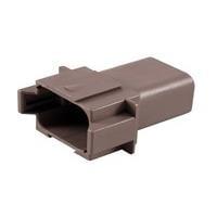 DEUTSCH - TE Connectivity DT04-08PD 8-Way 8P RCPT, D Key Brown