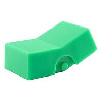 NKK Switches AT4156F Rocker .595" WIDE GREEN RKR CAP FOR M & P SERIES