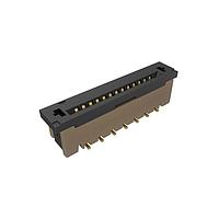 Amphenol FCI SFW13S-2STAE1LF Board Mount 1.00mm Flex Connector, SFW Straight series, 13 Position, Top Entry Surface Mount, ZIF, Gold plating