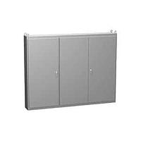 Hammond Manufacturing 1422MD420 Multi-Door N12 Multi Door Encl w/panel - 86.12 x 149 x 20.37 - Steel/Gray
